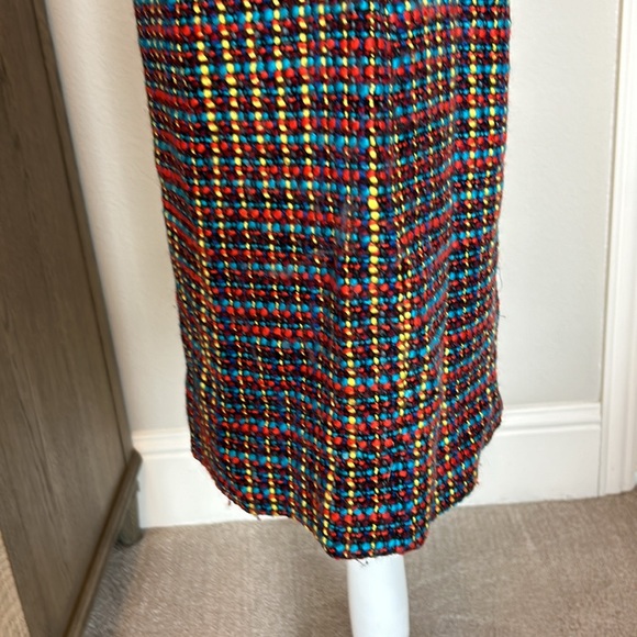 Kate Spade | "Judy" Tweed Wool Blend Rainbow Color Skirt | 8 - Picture 8 of 12